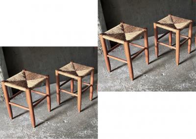 Charlotte Perriand Charlotte Perriand set of 4 Bauche stools