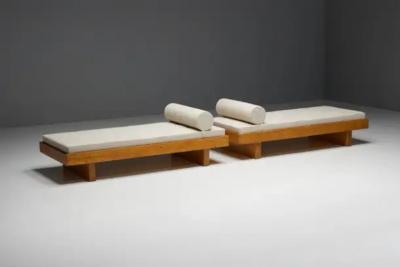 Charlotte Perriand Daybed by Charlotte Perriand for M ribel Les Allues France 1960s