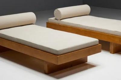 Charlotte Perriand Daybed by Charlotte Perriand for M ribel Les Allues France 1960s