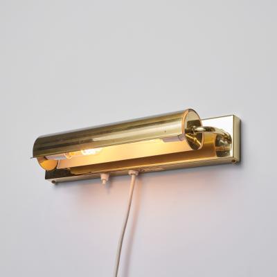 Charlotte Perriand Large 1960s Brass Rotating Wall Lamp in the Style of Charlotte Perriand