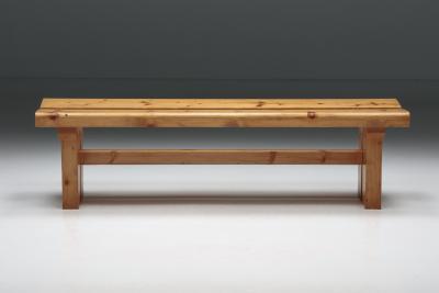 Charlotte Perriand Les Arcs Bench by Charlotte Perriand 1970s