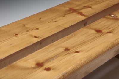 Charlotte Perriand Les Arcs Bench by Charlotte Perriand 1970s