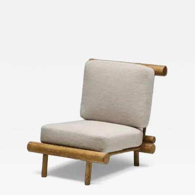 Charlotte Perriand Low Easy Chair by Charlotte Perriand for La Cachette France 1960s