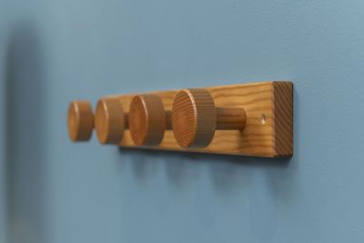 Charlotte Perriand Mid Century Pine Coat Rack France