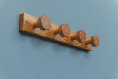 Charlotte Perriand Mid Century Pine Coat Rack France