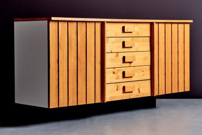 Charlotte Perriand Original Credenza from Les Arcs Ski Resort by Charlotte Perriand
