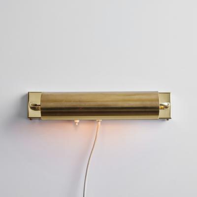 Charlotte Perriand Pair of Large 1960s Brass Rotating Wall Lamps in the Style of Charlotte Perriand
