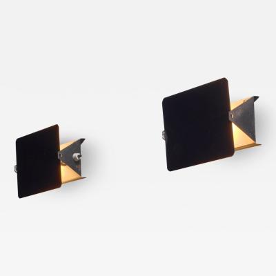 Charlotte Perriand Pair of early Charlotte Perriand CP1 enamel wall appliques