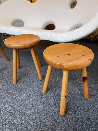 Charlotte Perriand Pine Stool attributed to Charlotte Perriand France 1960s