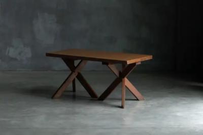 Charlotte Perriand Side Table by Charlotte Perriand for H tel Les Trois Arcs France 1960s