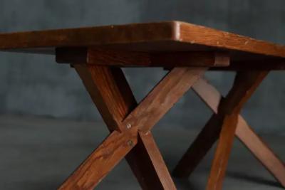 Charlotte Perriand Side Table by Charlotte Perriand for H tel Les Trois Arcs France 1960s