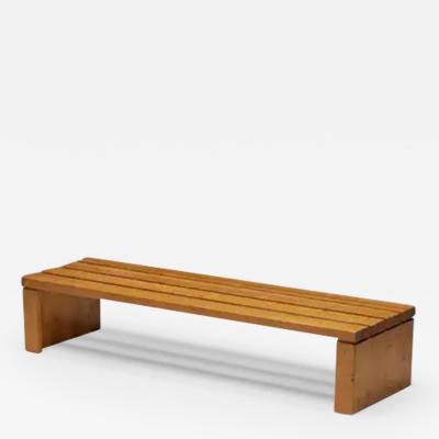 Charlotte Perriand Slate Bench by Charlotte Perriand for Les Arcs France 1980s