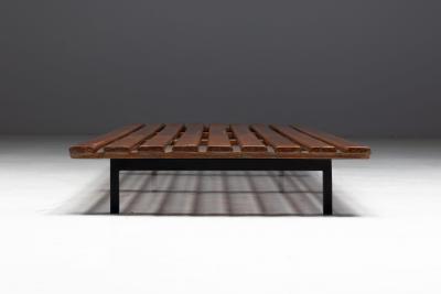 Charlotte Perriand Slatted Bench in the Style of Charlotte Perriand France 1950s