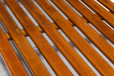 Charlotte Perriand Slatted Bench in the Style of Charlotte Perriand France 1950s