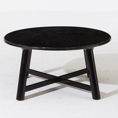 Charlotte Perriand Style of Perriand superb black pine coffee table