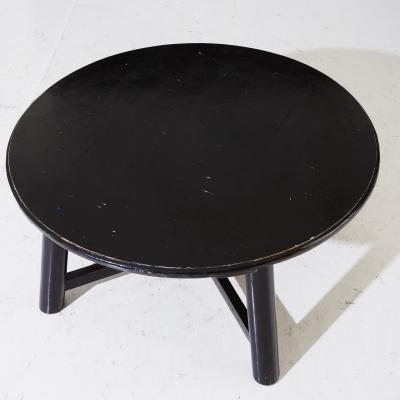 Charlotte Perriand Style of Perriand superb black pine coffee table