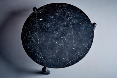Charlotte Perriand Table Plateau interchangeable black Marqui a Marble Top by Charlotte Perriand
