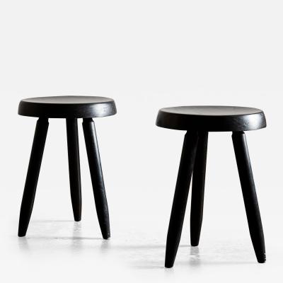 Charlotte Perriand Tripod Stool in the Style of Charlotte Perriand France 1950s