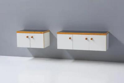 Charlotte Perriand Wall Mounted Cabinet by Charlotte Perriand for Les Arcs France 1970s