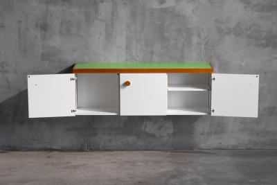 Charlotte Perriand Wall Mounted Cabinet by Charlotte Perriand for Les Arcs France 1970s