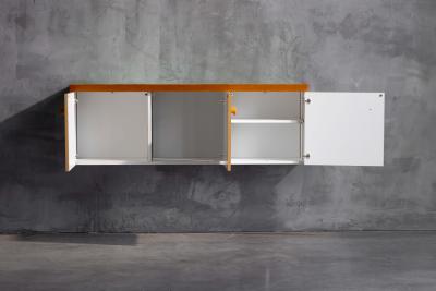 Charlotte Perriand Wall Mounted Cabinet by Charlotte Perriand for Les Arcs France 1970s