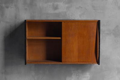 Charlotte Perriand Wall Mounted Cabinet in the Style of Charlotte Perriand France 1950s