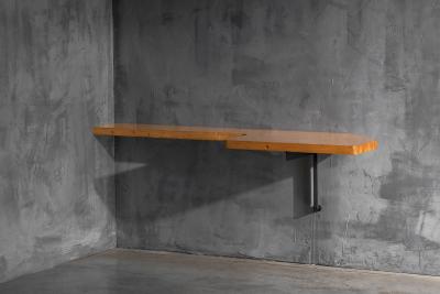 Charlotte Perriand Wall Mounted Console Table by Charlotte Perriand France 1950s