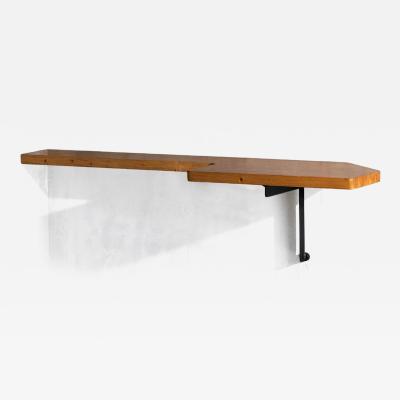 Charlotte Perriand Wall Mounted Console Table by Charlotte Perriand France 1950s