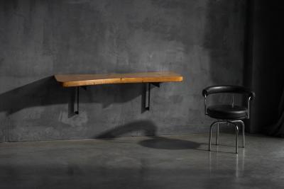 Charlotte Perriand Wall Mounted Console Table by Charlotte Perriand France 1950s