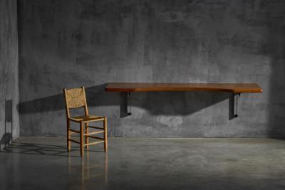 Charlotte Perriand Wall Mounted Desk by Charlotte Perriand France 1950s