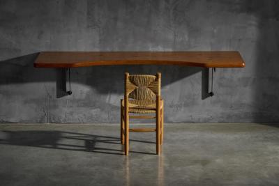 Charlotte Perriand Wall Mounted Desk by Charlotte Perriand France 1950s