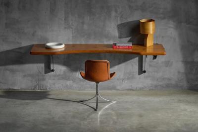 Charlotte Perriand Wall Mounted Desk by Charlotte Perriand France 1950s