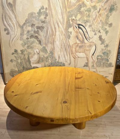 Charlotte Perriand charlotte Perriand for Les Arcs solid blond pine sturdy coffee table