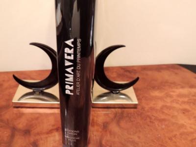 Chase Crescent Moon Bakelite and Brass Bookends