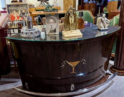 Chase White Doric Cocktail Shaker set 1930s Art Deco 12 Piece Set