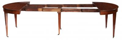 Chateau Sized French Directoire Dining Table