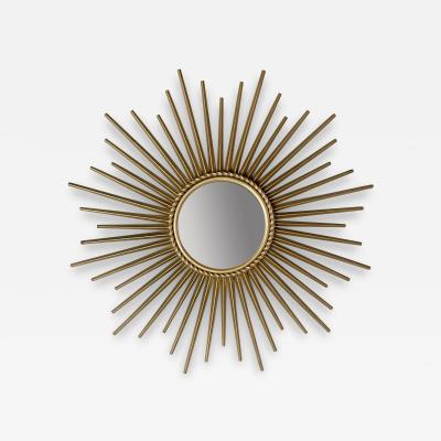 Chaty Vallauris Chaty Vallauris 1950 s Sunburst Convex Mirror