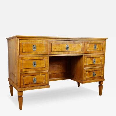 Cherry Wood Writing Desk with Kneehole Late 18th Century Austria circa 1790