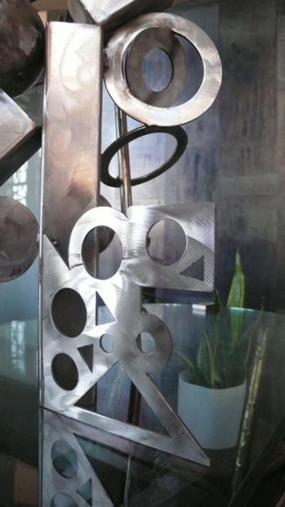 Cheryl Farber Smith Metal Abstract Sculpture by Cheryl Farber Smith