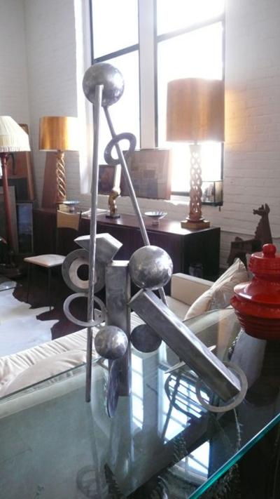 Cheryl Farber Smith Metal Abstract Sculpture by Cheryl Farber Smith