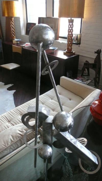 Cheryl Farber Smith Metal Abstract Sculpture by Cheryl Farber Smith