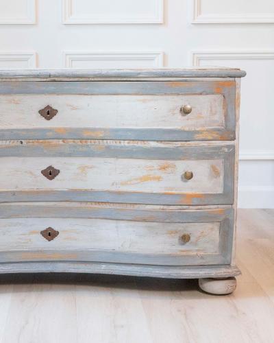 Chest of Drawers Painted antique Louis XV chest of drawers circa 1760