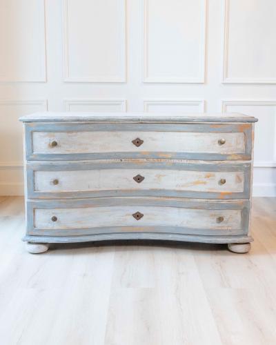 Chest of Drawers Painted antique Louis XV chest of drawers circa 1760