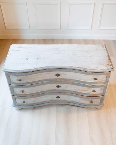 Chest of Drawers Painted antique Louis XV chest of drawers circa 1760
