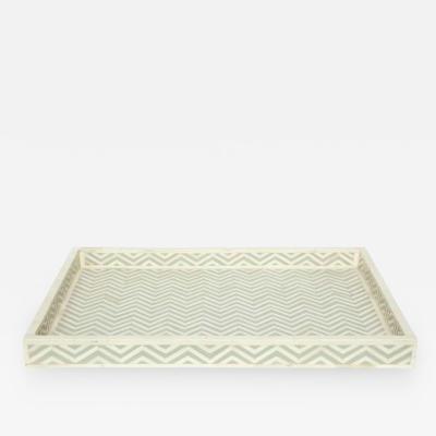 Cheveron Pattern Bone Tray