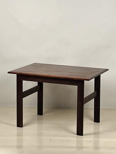 Chic Danish Midcentury Rosewood Side Table