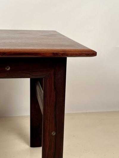 Chic Danish Midcentury Rosewood Side Table