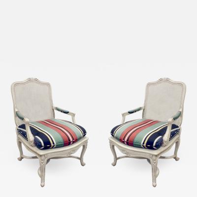 Chic Pair of Lacquered Fauteuils 1960s
