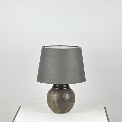 Chic Studio Ceramic Desk Lamp with Matching Charcoal Paper Shade