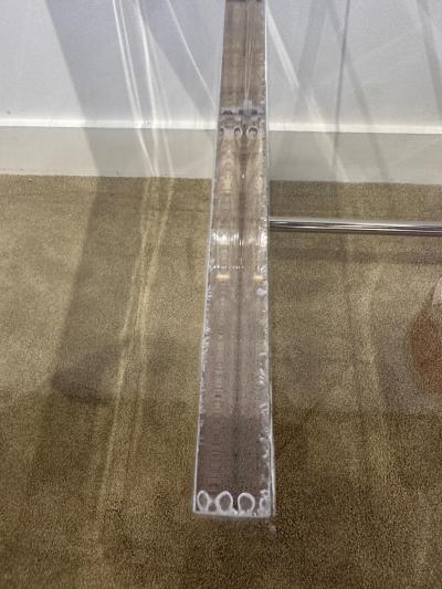 Chic Vintage Curved Lucite Desk